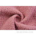 Polyester -Strick -Boucle Coat Boucle Fleece Stoff